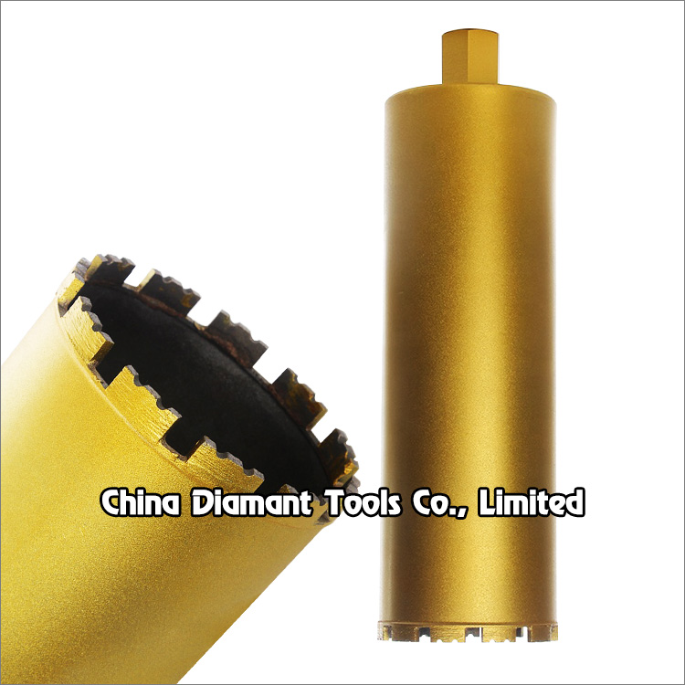 Diamond drill bits for concrete - crown segments